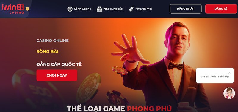 Tổng quan về giao diện trang web trò chơi 130Casino - 130Casino