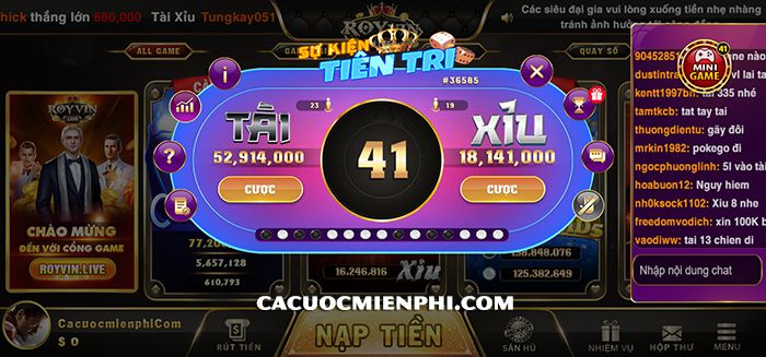 Caxeng là một trò chơi câu cá trực tuyến rất phổ biến với phần thưởng hậu hĩnh - Caxeng