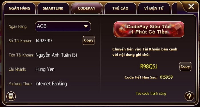 Trang web chơi game đạt chuẩn Ke68 có thể xử lý tất cả giao dịch chỉ trong 3 phút - Ke68