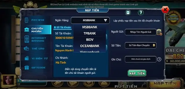 Giao diện 130Bet, trang web game trực tuyến hàng đầu Việt Nam - 130Bet